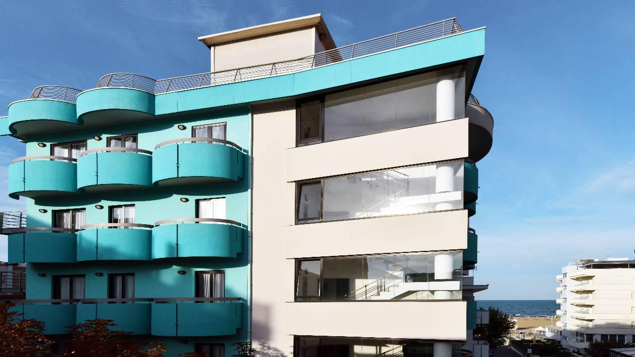 Hotel Ali D'Oro Rímini Exterior foto